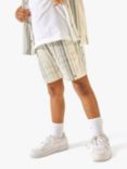 Angel & Rocket Kids' Tyler Textured Stripe Shorts, Muti