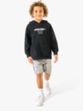 Angel & Rocket Kids' Minecraft Graphic Print Hoodie, Black