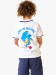 Angel & Rocket Kids' Sonic Sporty Polo Shirt, White