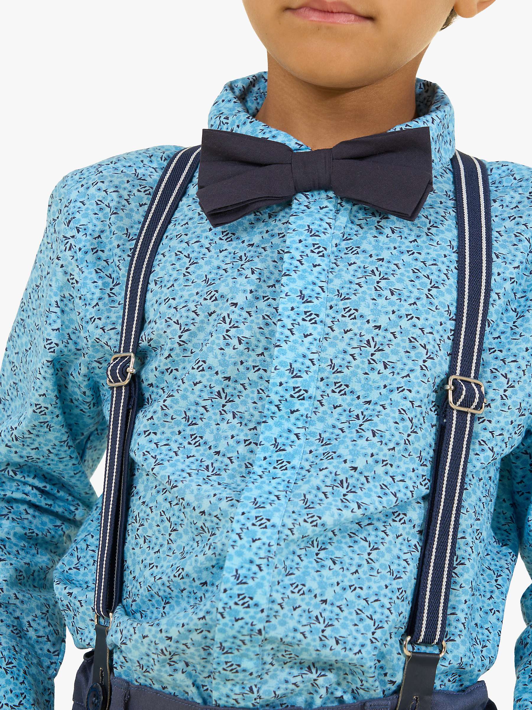 Buy Angel & Rocket Kids' Bentley Abtract Print Shirt & Trousers Set, Blue Online at johnlewis.com