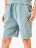 Angel & Rocket Kids' Rex Jersey Textured Wash Shorts, Blue