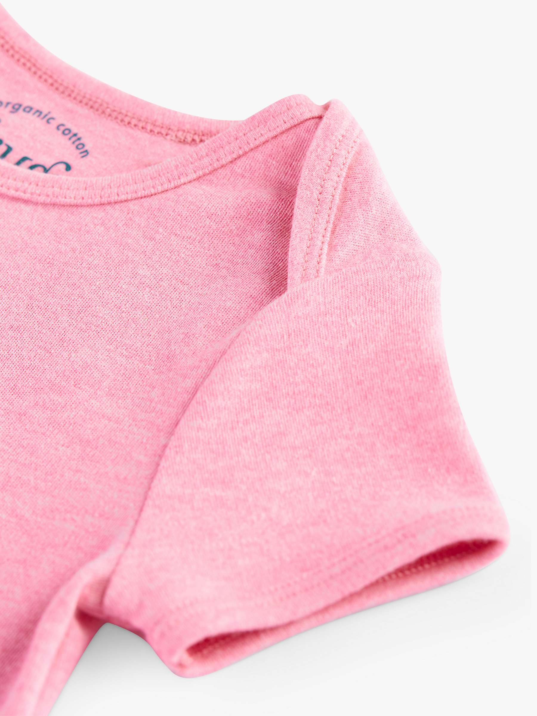 Buy Frugi Baby Rue Springtime Organic Cotton Romper, Pink/Multi Online at johnlewis.com