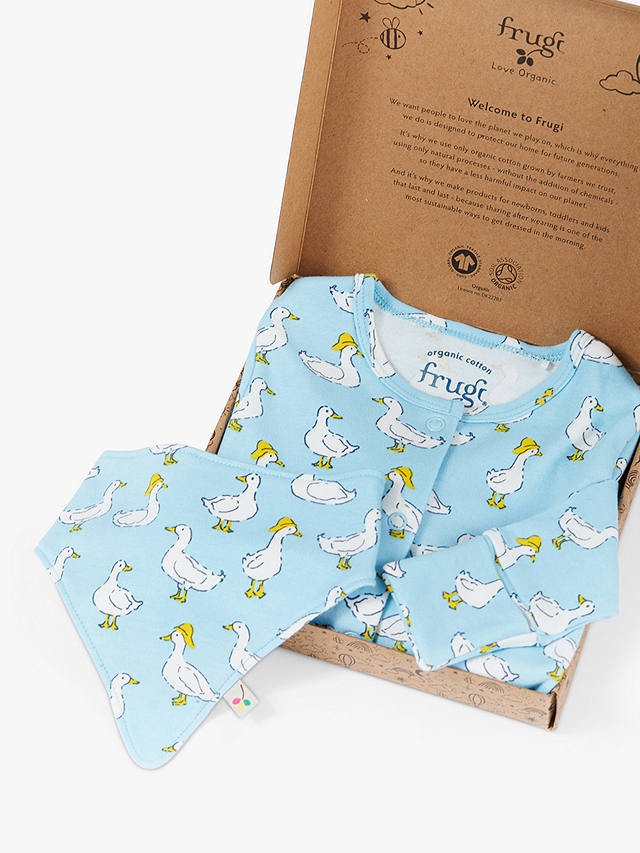 Frugi Baby Splish Splash Ducks Babygrow Gift Set