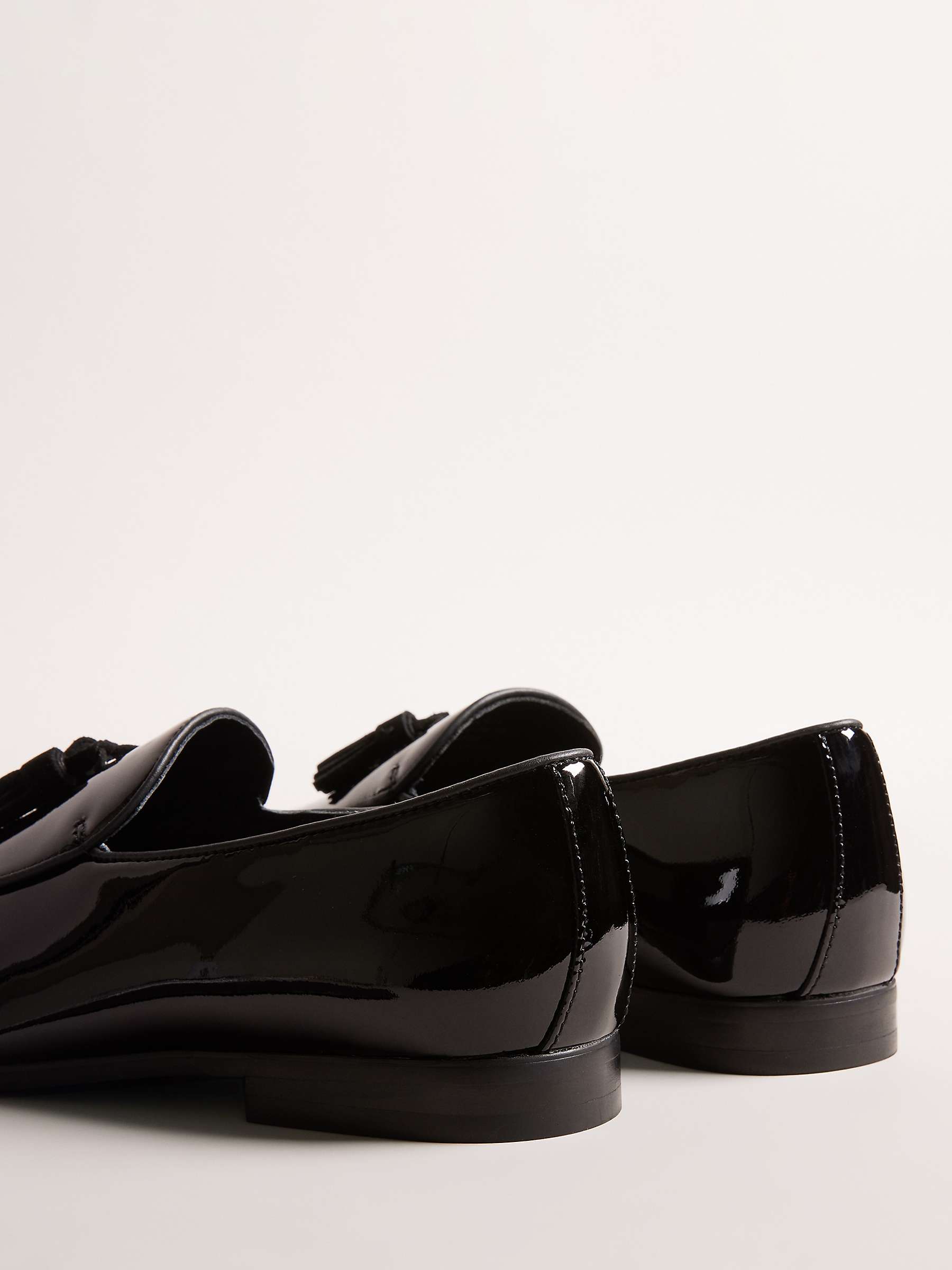Buy Ted Baker Eroll Leather Dress Loafers, Black Online at johnlewis.com