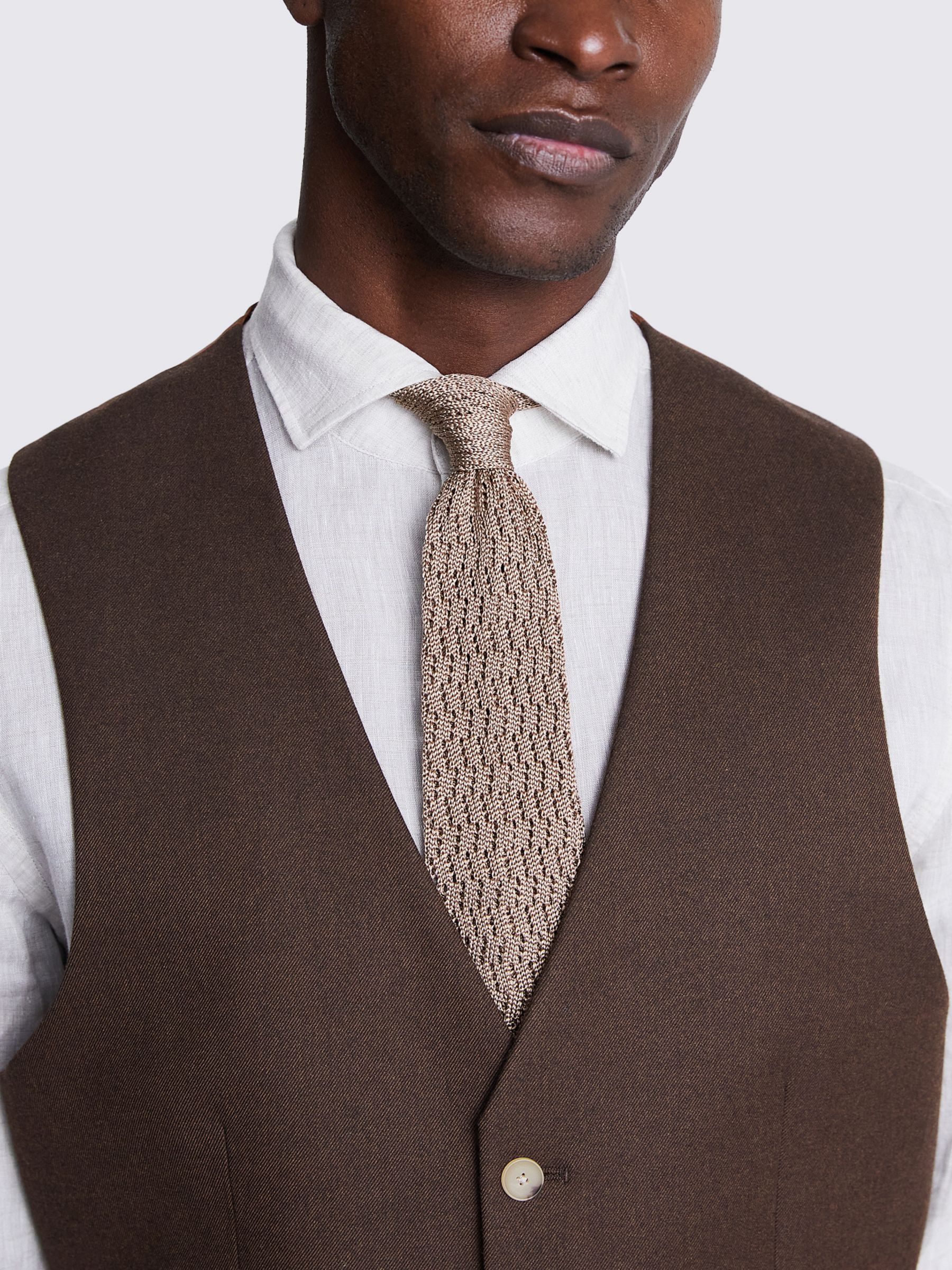 Buy Moss Tailored Fit Flannel Waistcoat Online at johnlewis.com