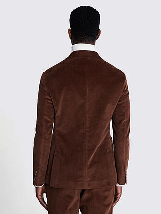 Moss Slim Fit Double Breasted Corduroy Suit Jacket, Copper