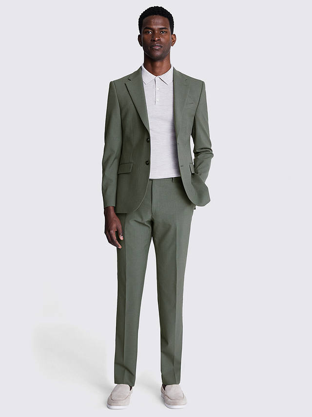Moss x DKNY Slim Fit Wool Blend Jacket, Sage Green