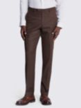 Moss Tailored Fit Flannel Trousers, Copper