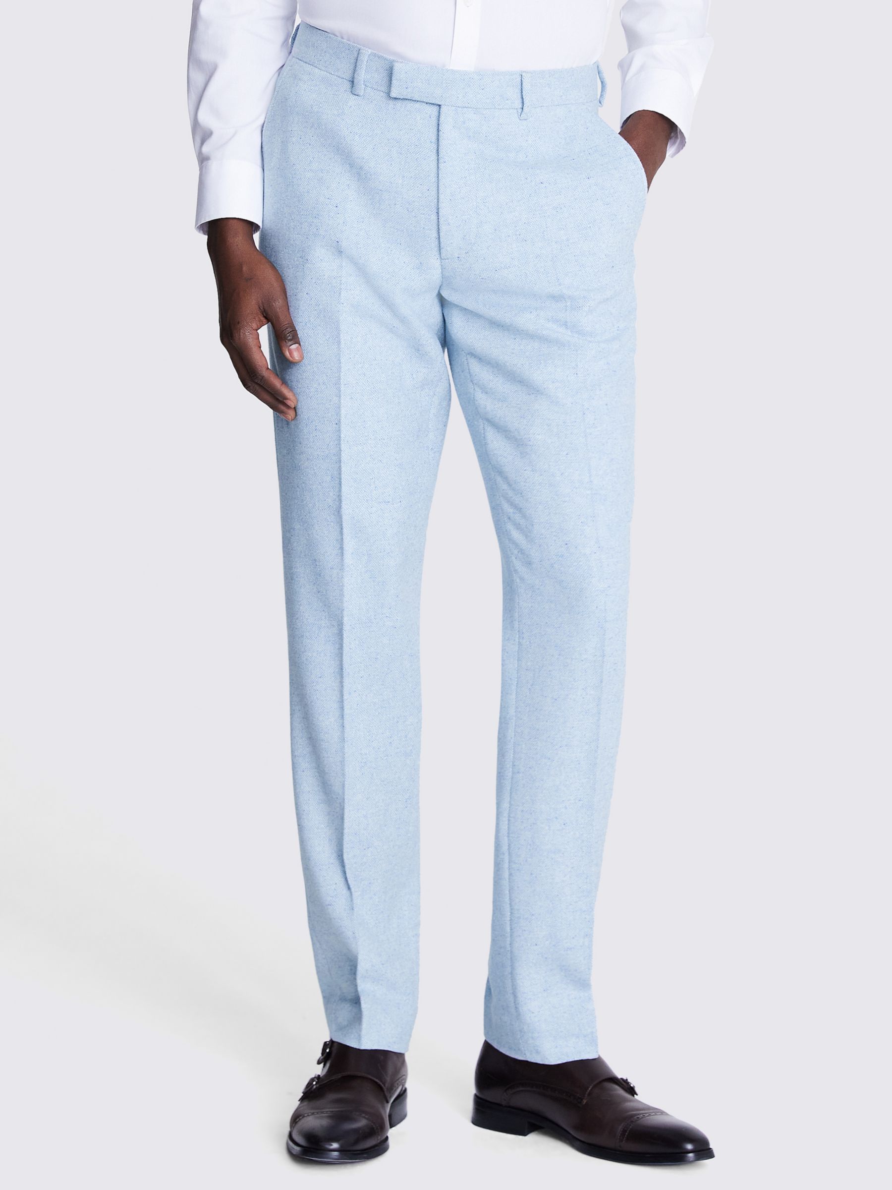 Buy Moss Slim Fit Wool Blend Donegal Suit Trousers Online at johnlewis.com