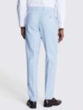 Moss Slim Fit Wool Blend Donegal Suit Trousers, Blue