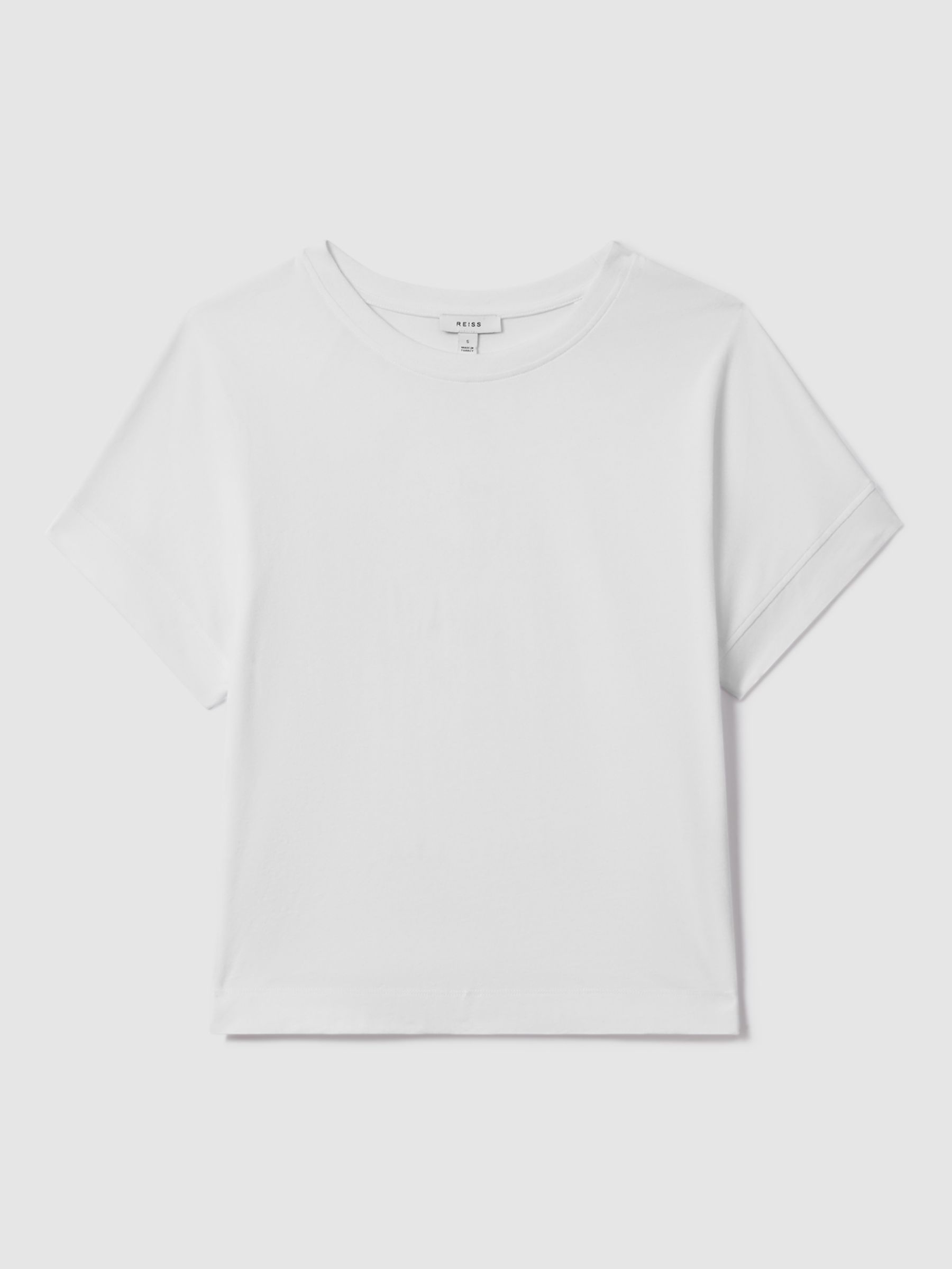 Buy Reiss Lois Boxy Cotton T-Shirt Online at johnlewis.com