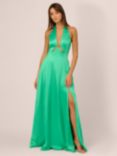 Adrianna by Adrianna Papell Liquid Satin A-Line Maxi Dress, Flora