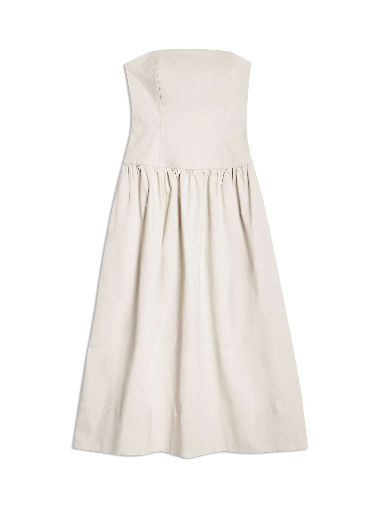 Buy Albaray Midi Bandeau Dress, Stone Online at johnlewis.com