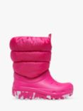 Crocs Kids' Classic Neo Puff Boots, Pink