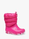 Crocs Kids' Classic Neo Puff Boots, Pink