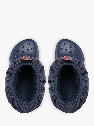 Crocs Kids' Classic Neo Puff Boots, Navy