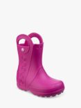 Crocs Kids' Handle It Rain Wellington Boots, Pink