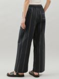 Albaray Tailored Stripe Trousers, Black