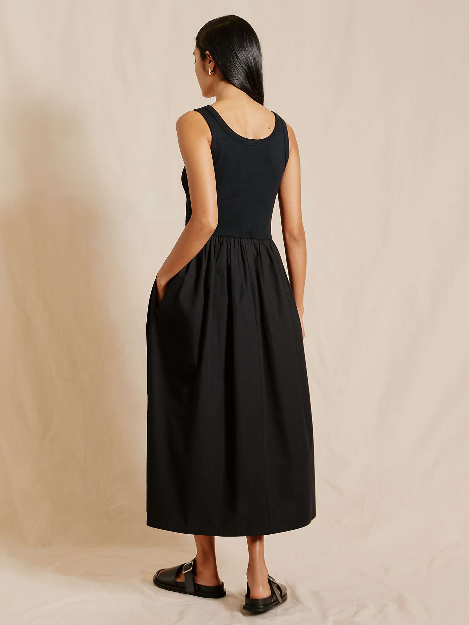 Buy Albaray Jersey Vest Midi Dress Online at johnlewis.com