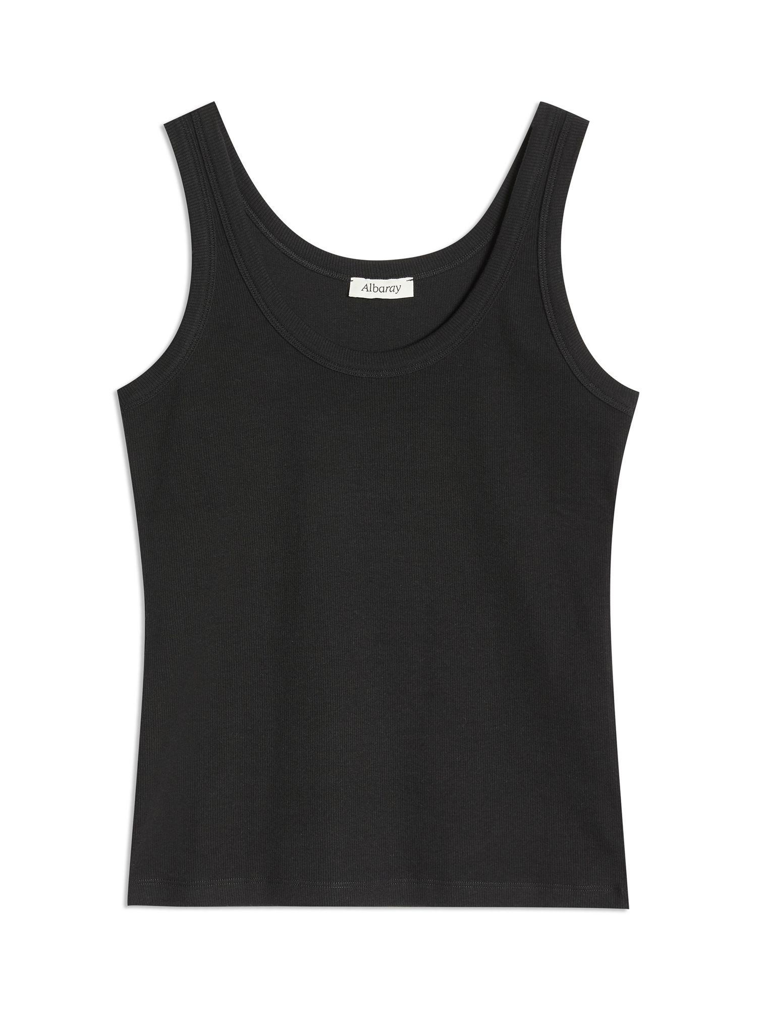 Buy Albaray Scoop Neck Rib Vest Top Online at johnlewis.com