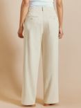 Albaray Cotton Linen Blend Twill Trousers, Sand