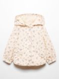 Mango Baby Wind Floral Jacket, Natural White