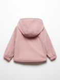 Mango Baby Pocket Hooded Jacket, Pink