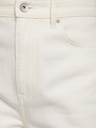 Jigsaw Tyne Wide Leg Cropped Jeans, White
