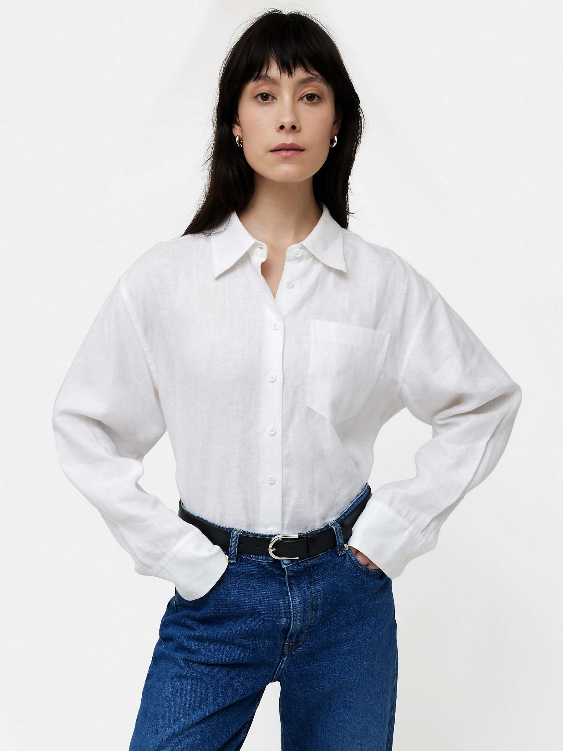 Buy Jigsaw Relaxed Linen Shirt Online at johnlewis.com