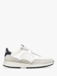 CLAE Joshua Lace Up Trainers, Microchip White/Navy