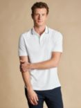 Charles Tyrwhitt Contrast Tipping Short Sleeve Polo Shirt, White