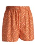 Charles Tyrwhitt Ice Cream Print Cotton Boxer Shorts, Orange