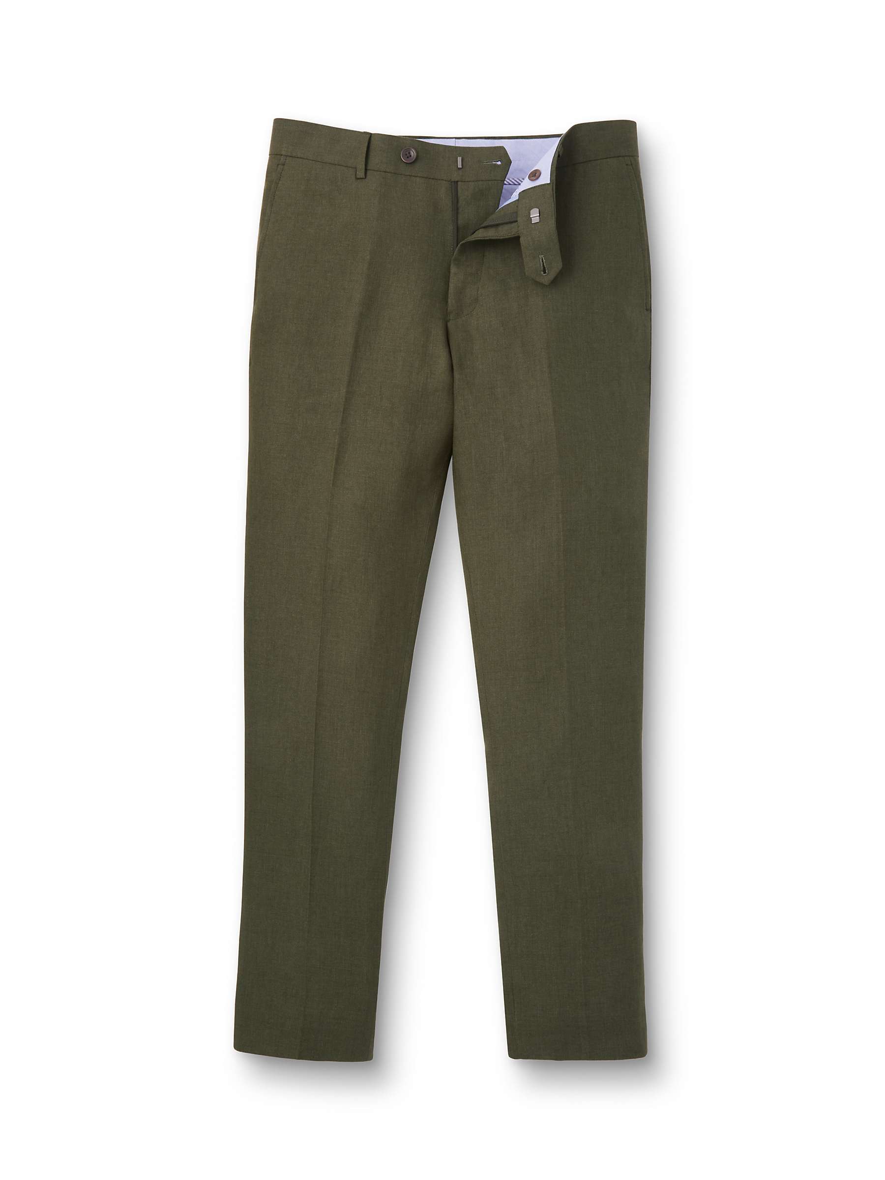 Buy Charles Tyrwhitt Slim Fit Linen Trousers Online at johnlewis.com