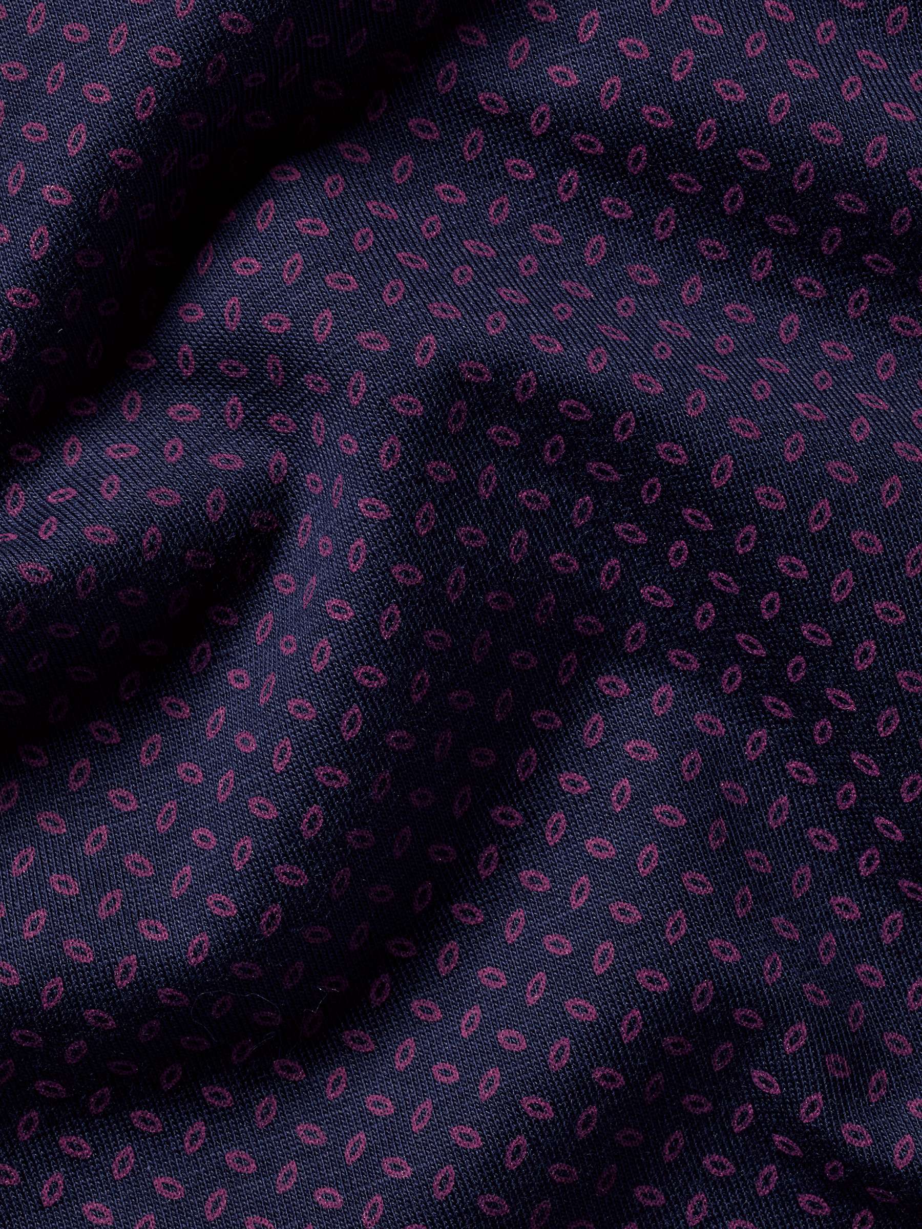 Buy Charles Tyrwhitt Geo Print Short Sleeve Polo Shirt, Navy Online at johnlewis.com
