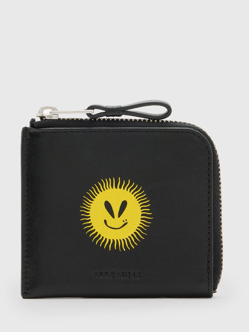 AllSaints Artis Sun Wallet, Black, One Size