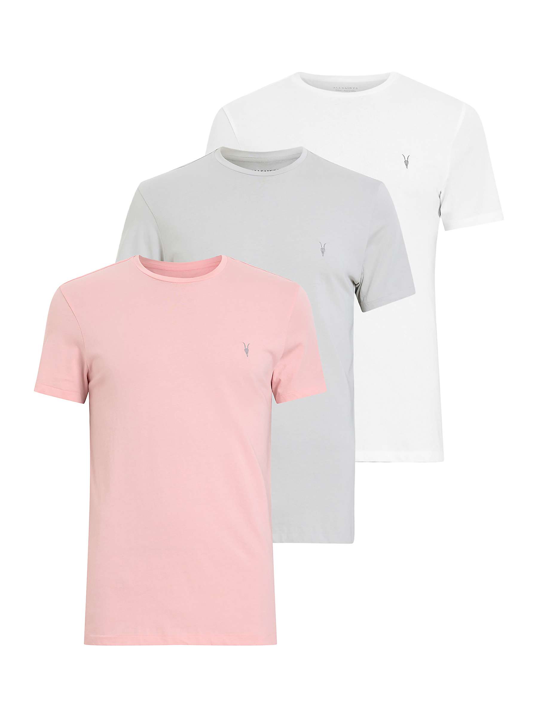 Buy AllSaints Tonic Crew Neck T-Shirt, Pack of 3 Online at johnlewis.com