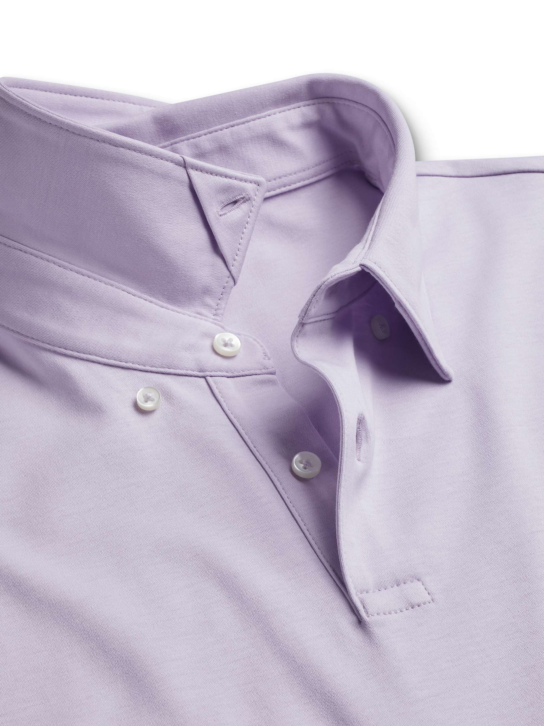 Buy Charles Tyrwhitt Jersey Short Sleeve Polo Shirt, Lilac Purple Online at johnlewis.com