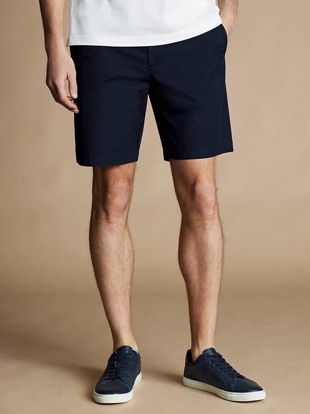 Charles Tyrwhitt Chino Cotton Shorts, Dark Navy