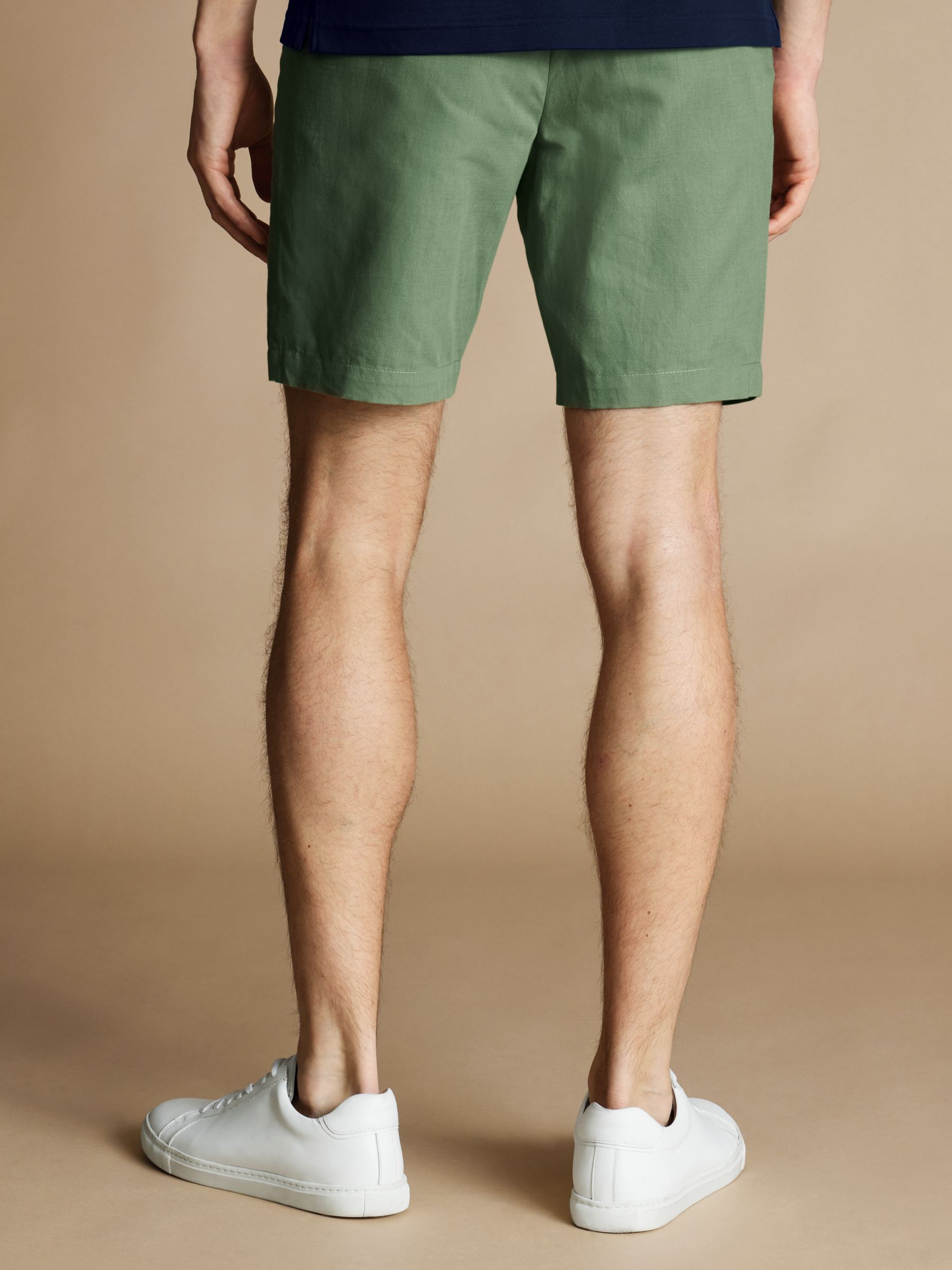 Buy Charles Tyrwhitt Linen Blend Shorts Online at johnlewis.com