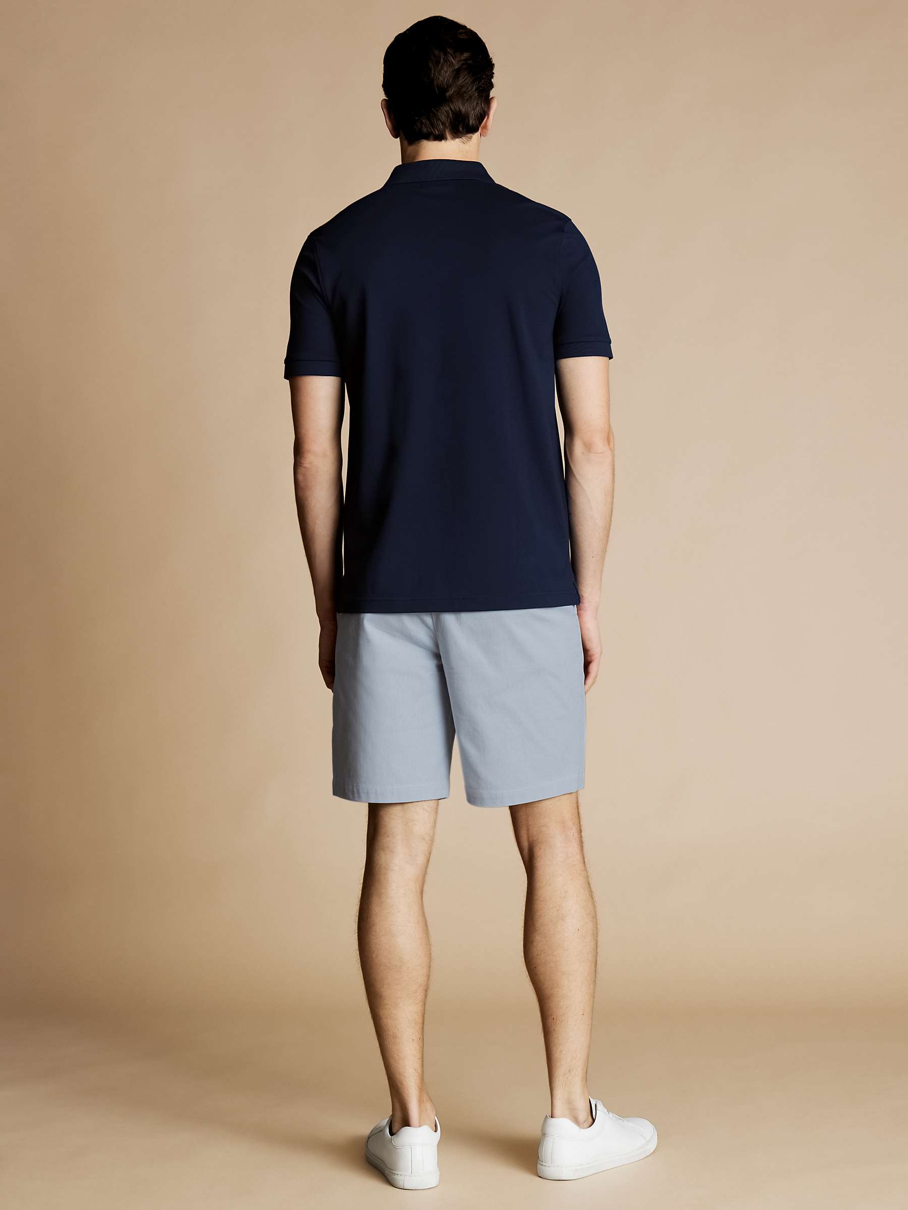 Buy Charles Tyrwhitt Striped Cotton Blend Shorts Online at johnlewis.com