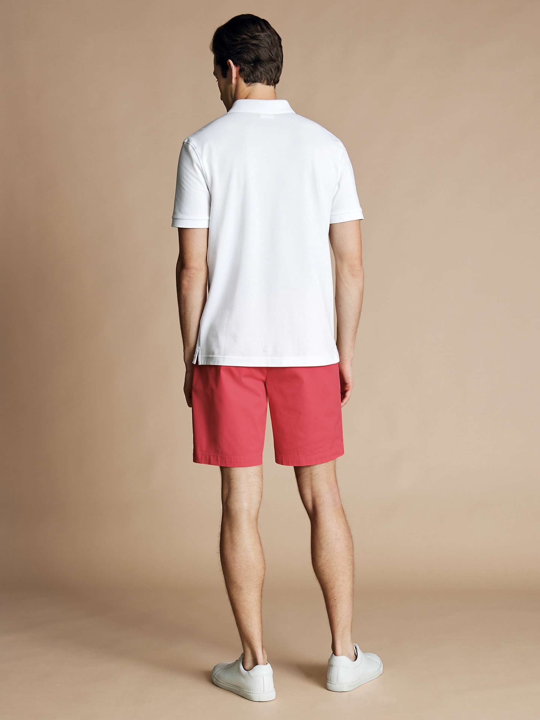 Buy Charles Tyrwhitt Slim Fit Cotton Blend Shorts Online at johnlewis.com