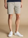 Charles Tyrwhitt Striped Cotton Blend Shorts, Light Grey