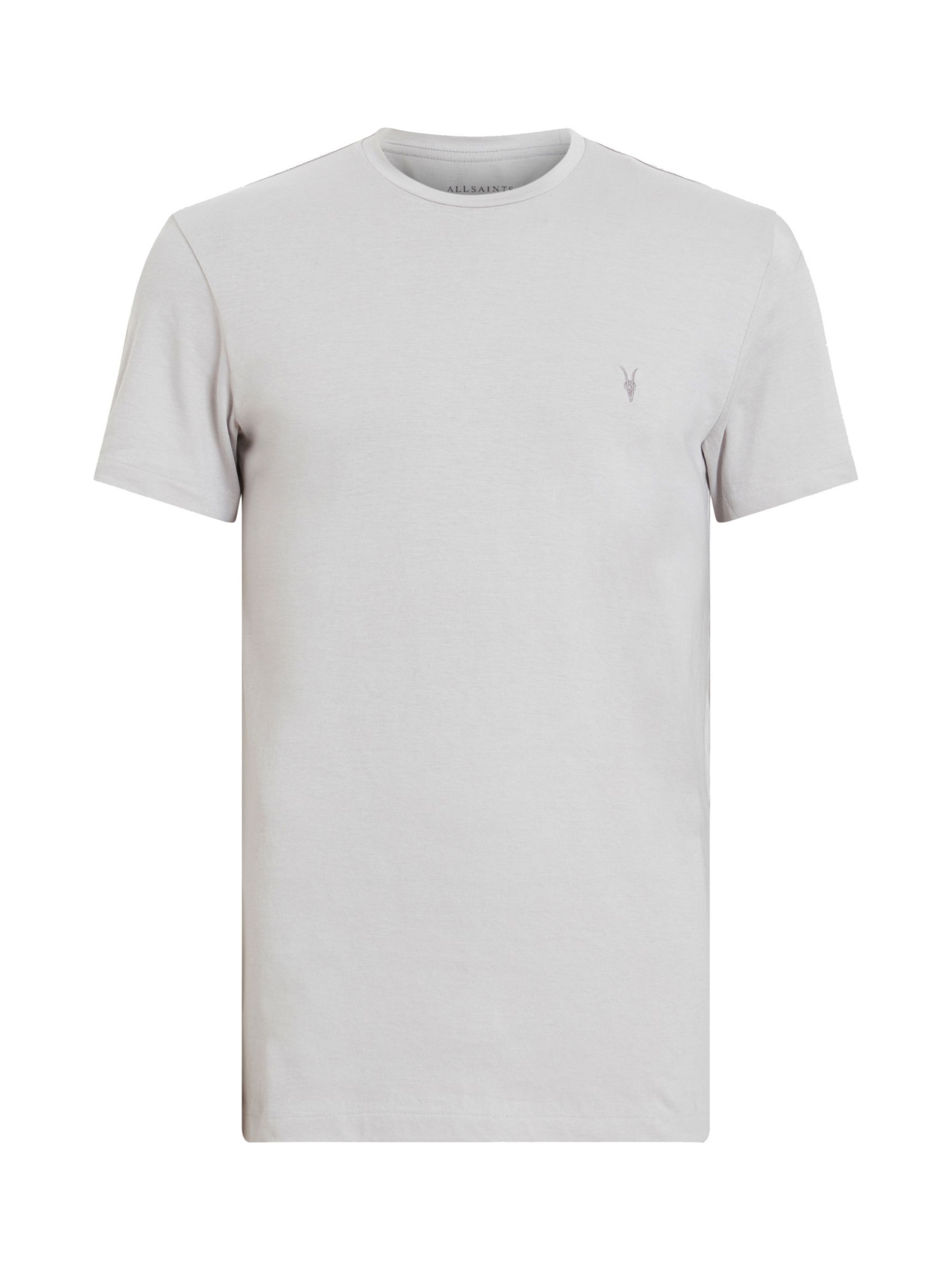 AllSaints Tonic Crew Neck T-Shirt, Smokey Grey, L