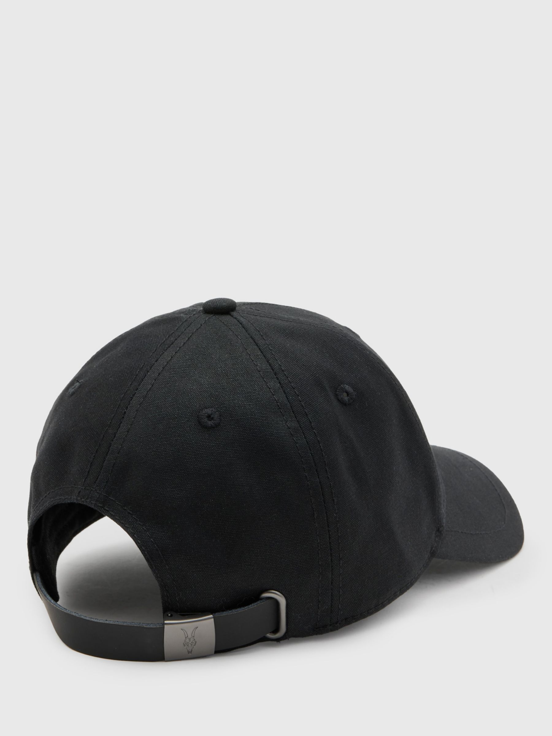 AllSaints Sun Smirk Baseball Cap, Black, One Size