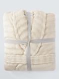 John Lewis Luxury Spa Unisex Bath Robe, Linen