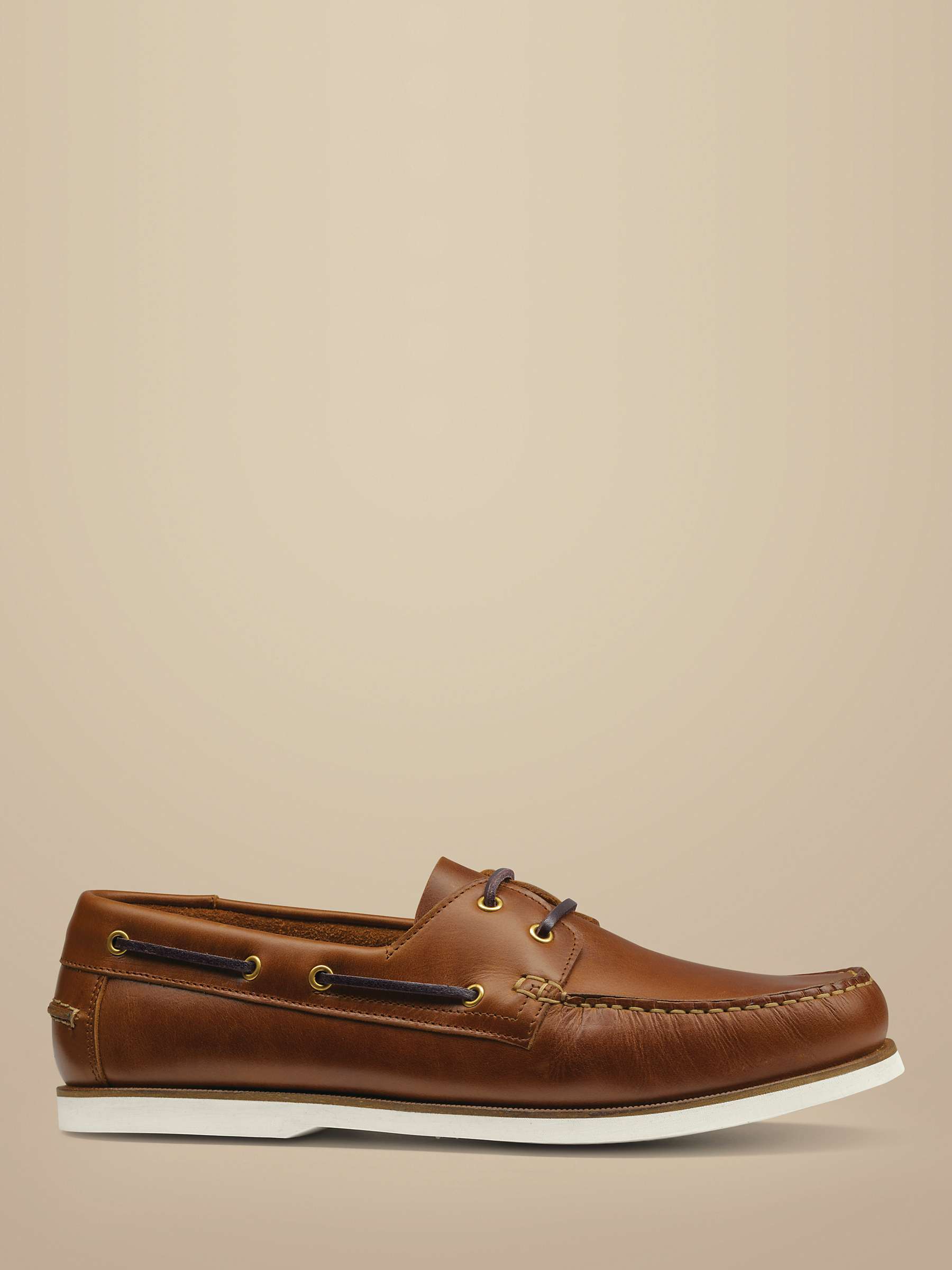 Buy Charles Tyrwhitt Leather Boat Shoes Online at johnlewis.com