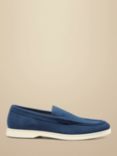 Charles Tyrwhitt Suede Slip On Loafers, Ocean Blue