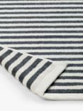 John Lewis Fine Stripe Towels, Graphite