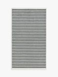 John Lewis Fine Stripe Towels, Graphite