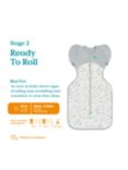 Love to Dream Swaddle Up Warm Stage 2 Baby Sleeping Bag, 1 Tog, White